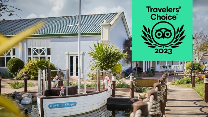 Lakeside Coastal Village with Tripadvisor Travelers' Choice Award logo for 2023