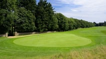 Scenic view of a vibrant green golf course at Heythrop Park, perfect for a relaxing day of golfing amidst nature.