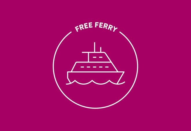 Free ferry logo