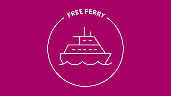 Free ferry logo