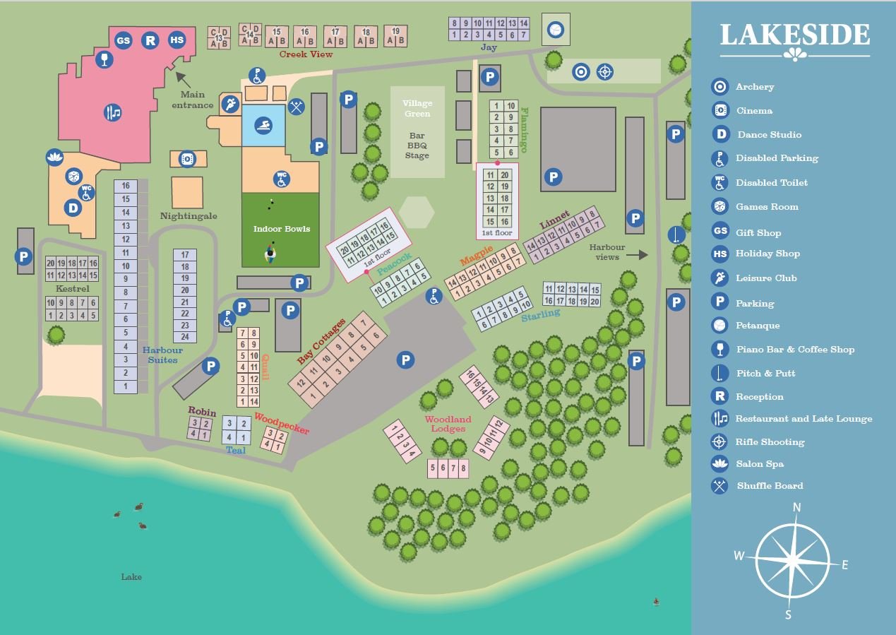 Lakeside Coastal Village map