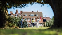Guests playing pitch and putt at Bembridge